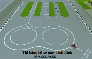 Thi bằng lái xe máy ở Thái Bình